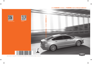 2013 Ford Fusion Hybrid Owners Manual